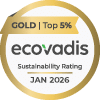 EcoVadis Gold Medaille Januar 2026