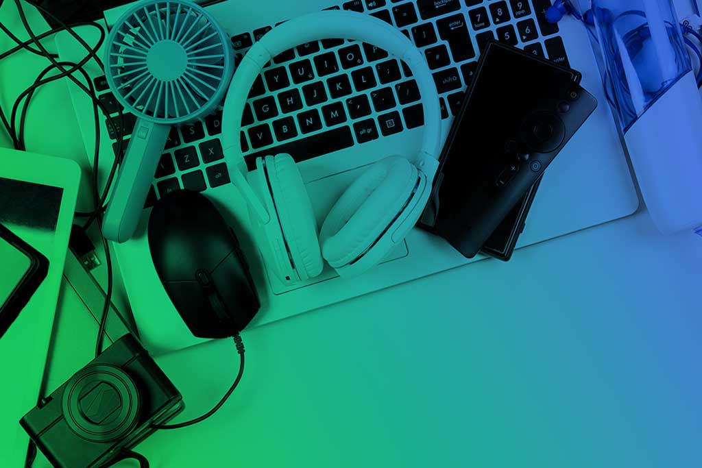 verschiedene Elektrogeräte